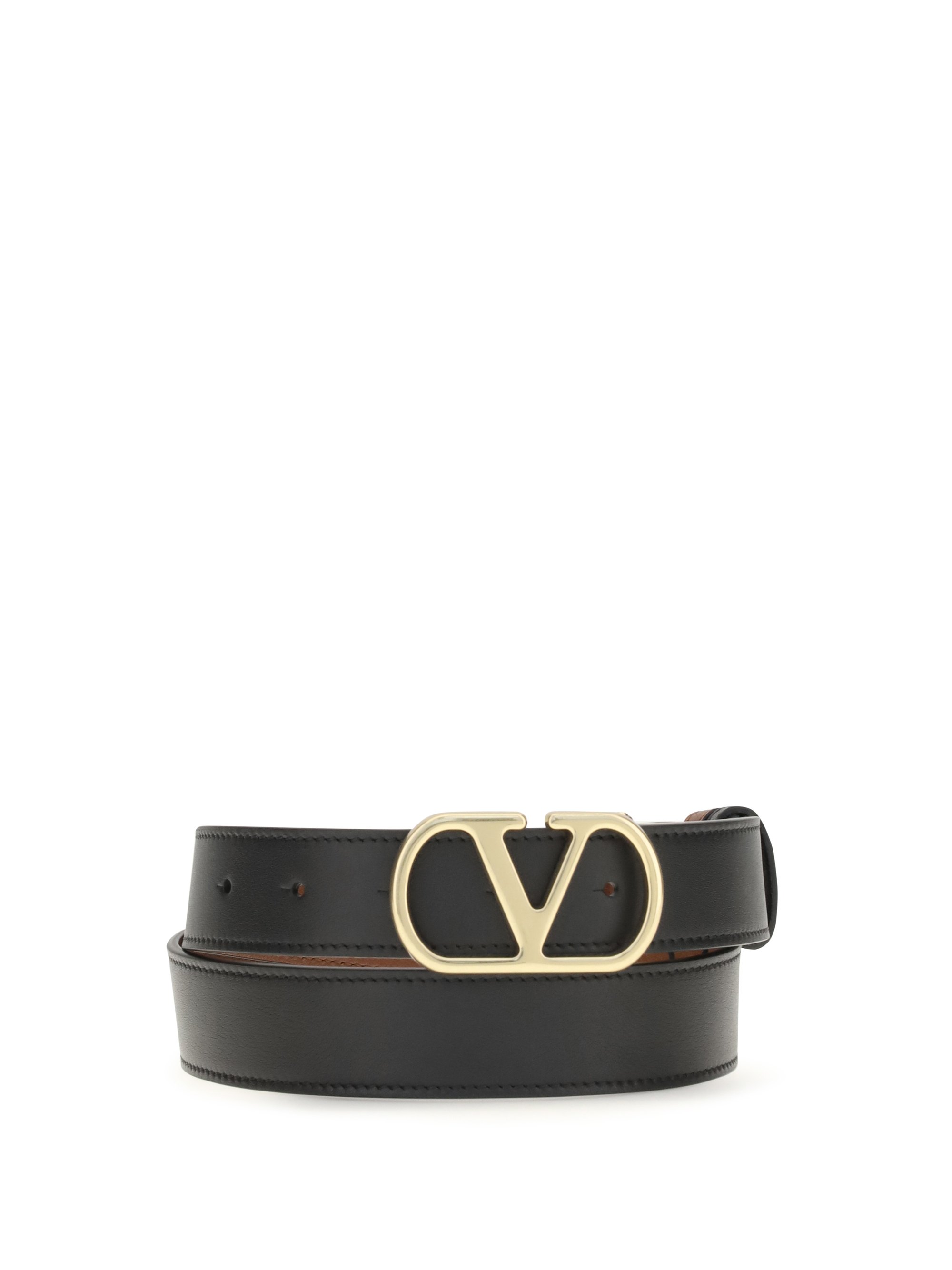 Reversible VLogo Signature Belt