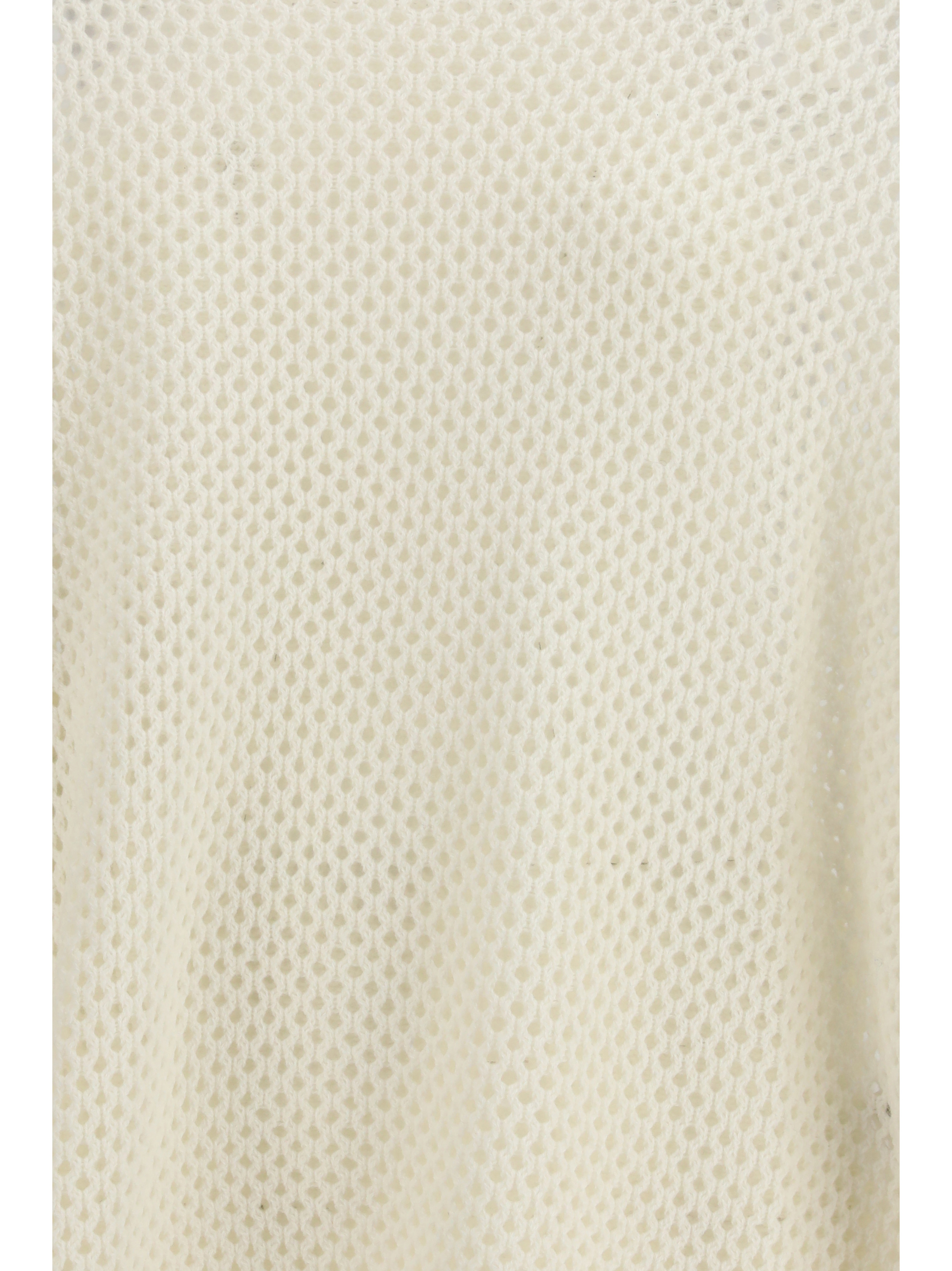 perforated boatneck Jumper