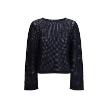perforated boatneck Jumper