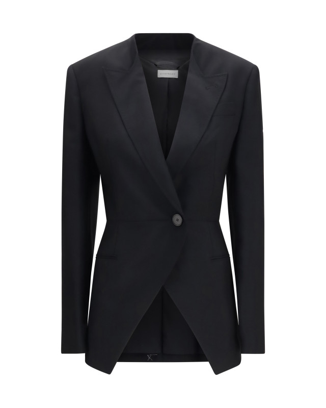 Cut-out double-breasted Blazer