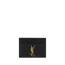 Matelassé leather Cardholder