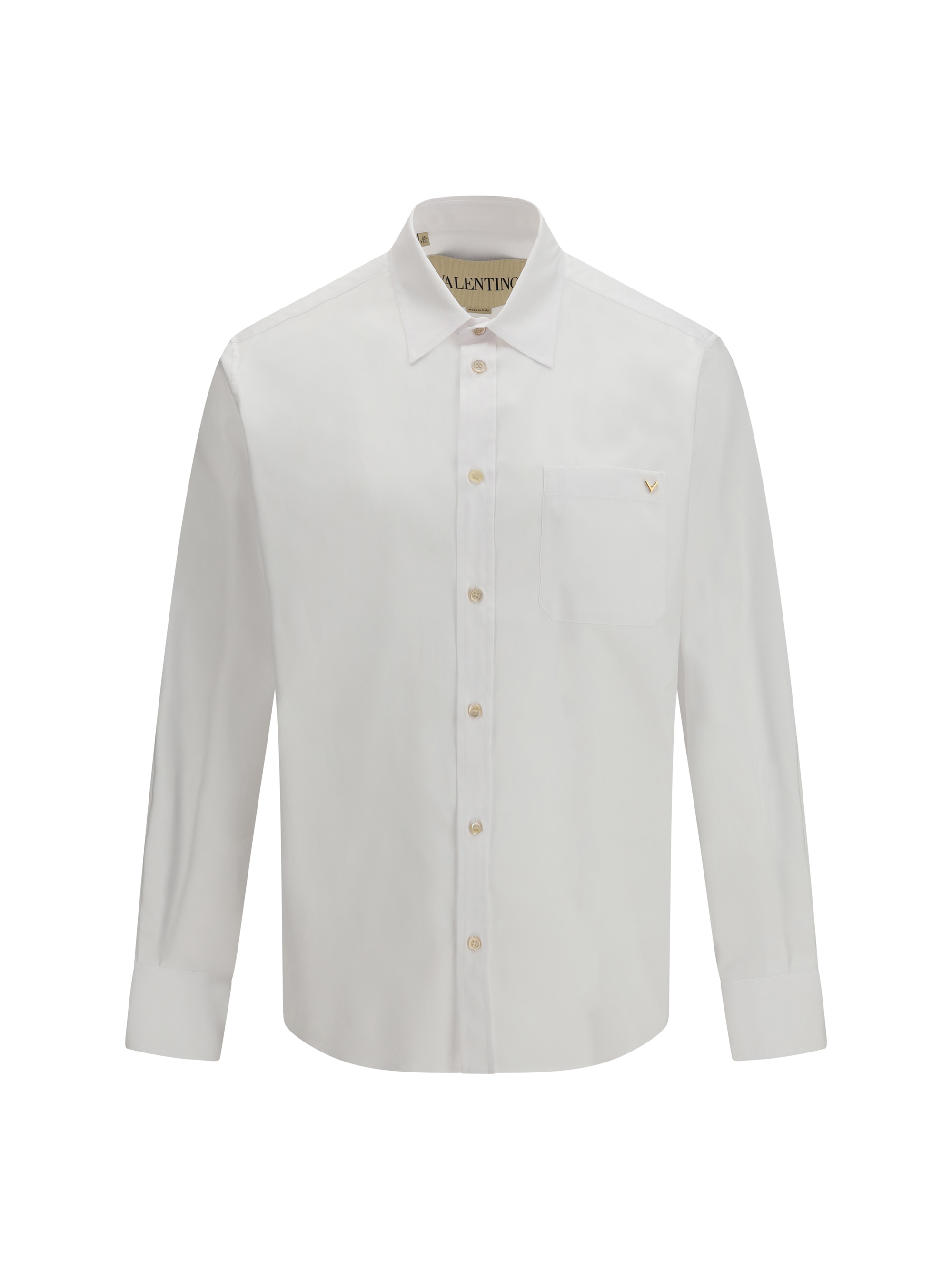 Light cotton oxford Shirt with VGold