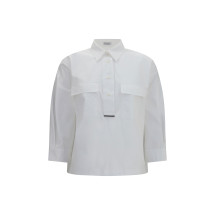 Cotton Shirt with monili details