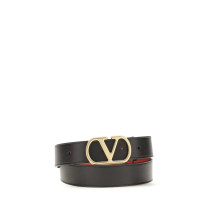 Reversible VLogo Signature Belt