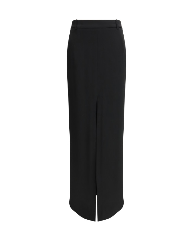 Tailored crepe envers satin Skirt