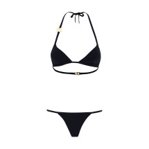Triangle Bikini with gold plaque