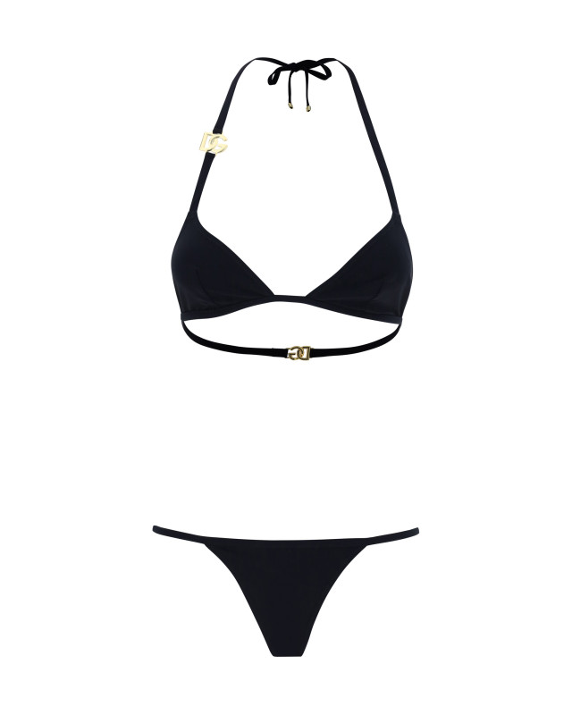 Triangle Bikini with gold plaque