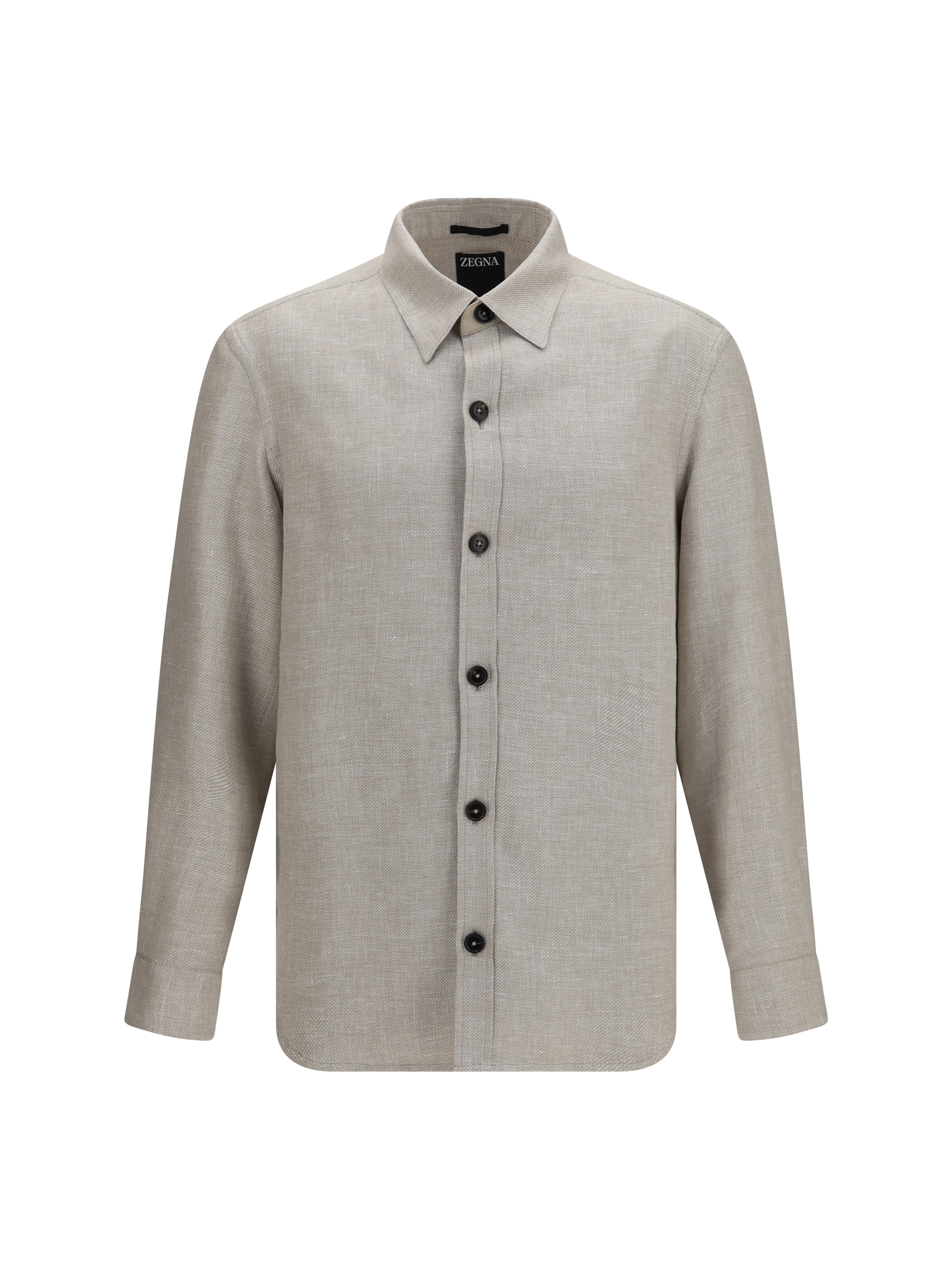 Cashmere, linen, and silk Overshirt