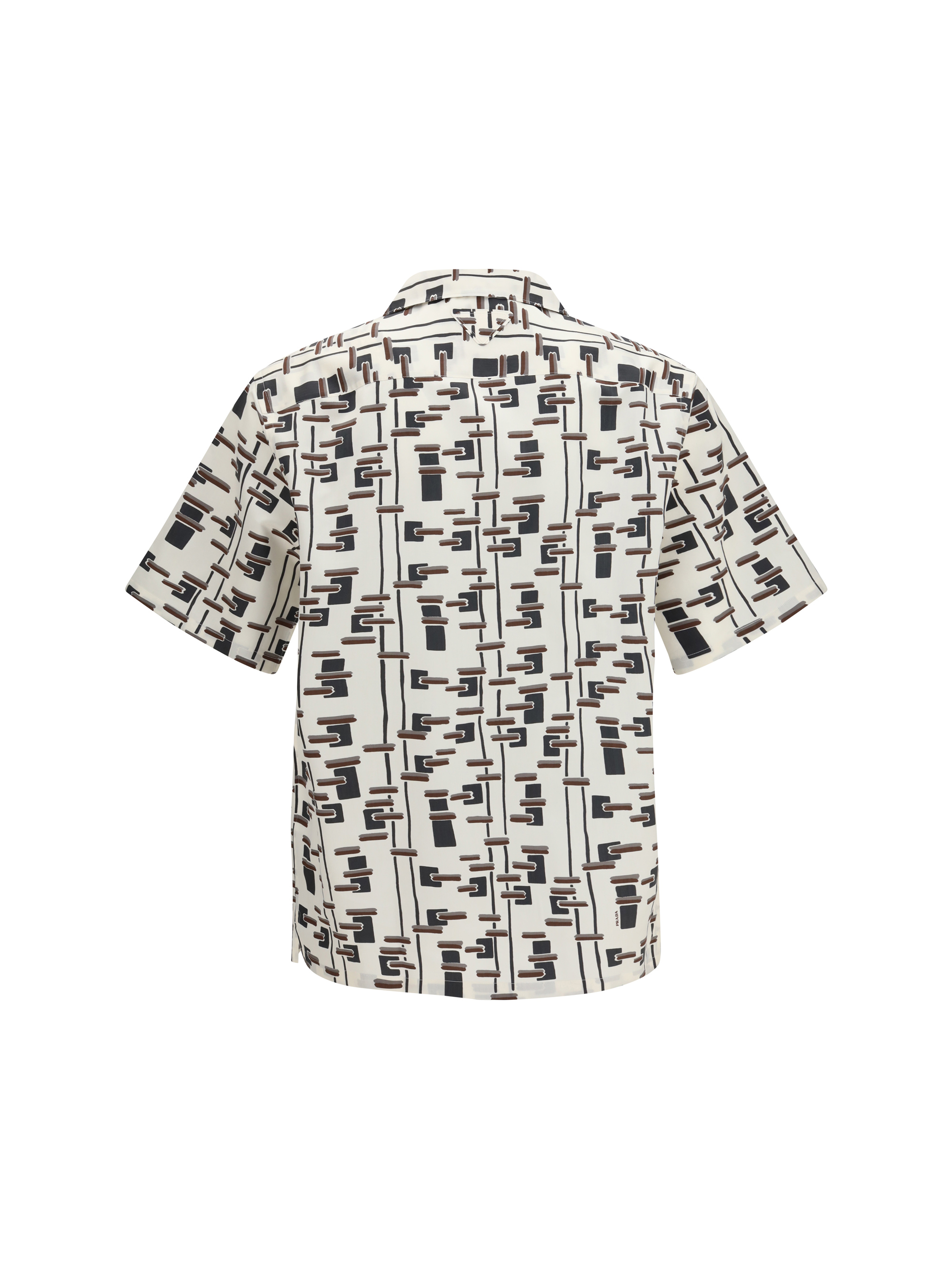 Patterned bowling Shirt