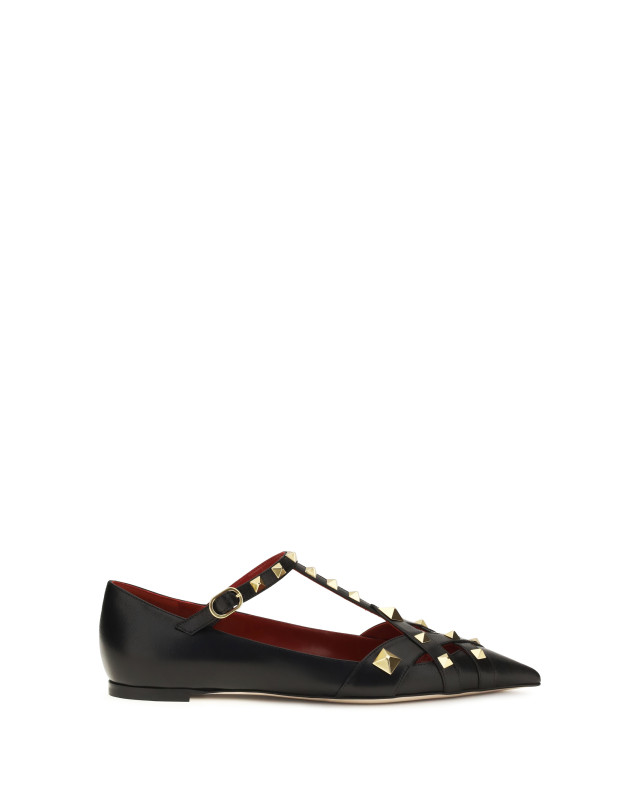Studdy Ballerinas in kidskin