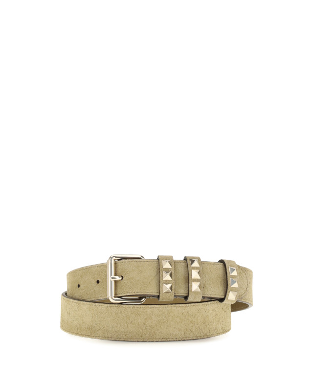 Rockstud suede Belt