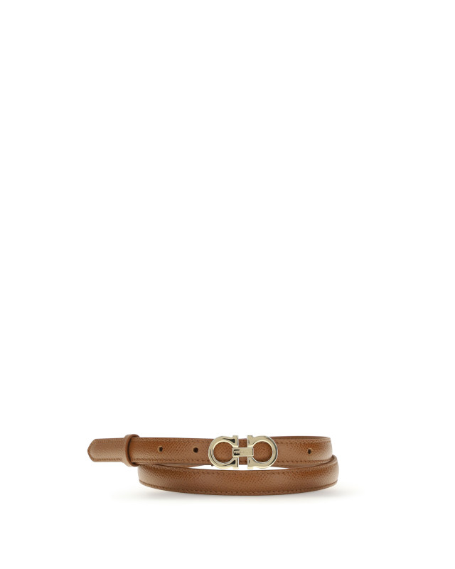 Gancini leather Belt
