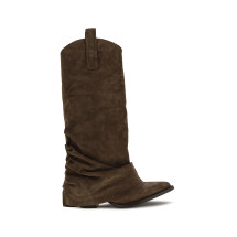 Suede Cowboy Boots