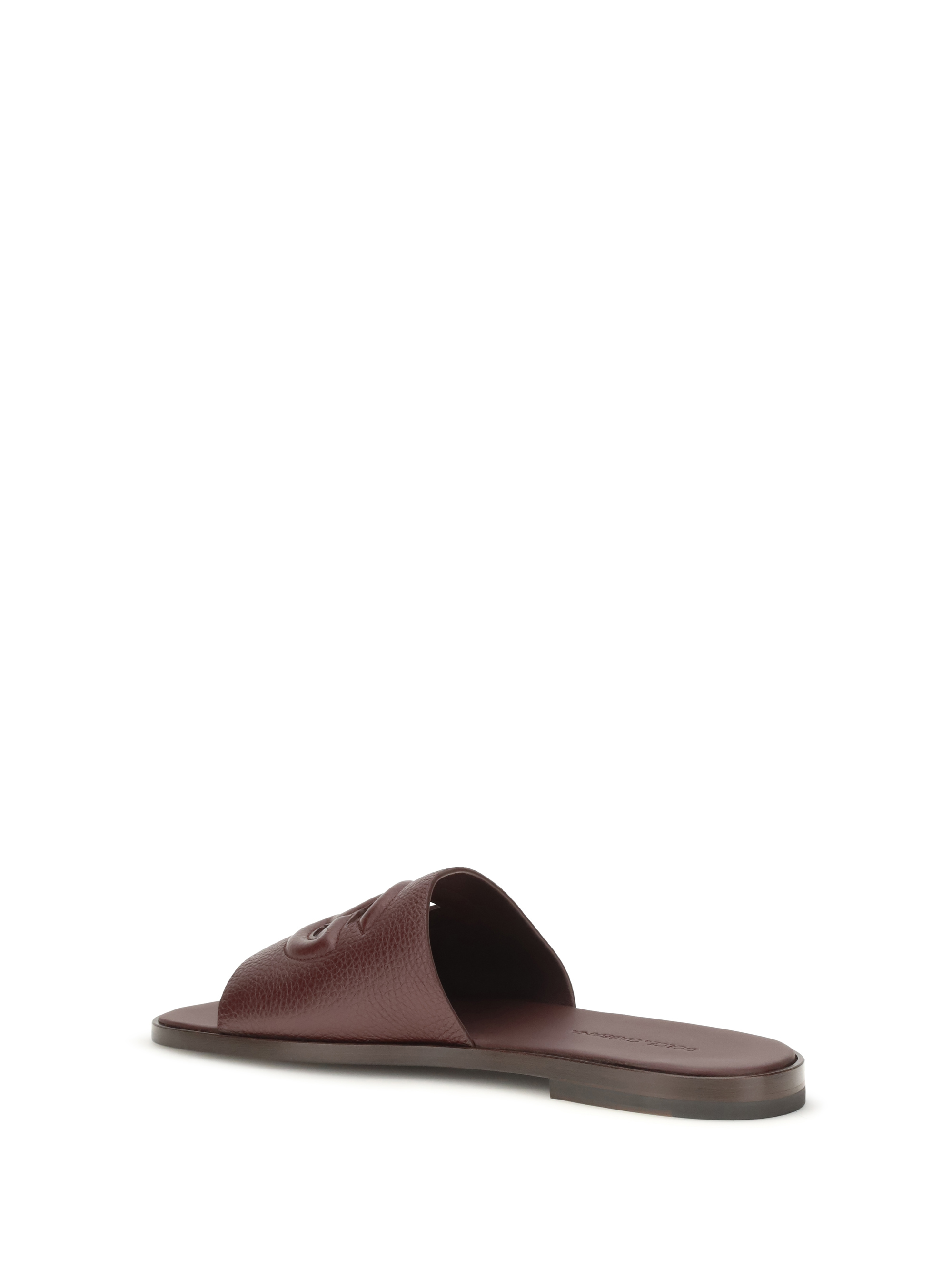 Grained leather Sandals