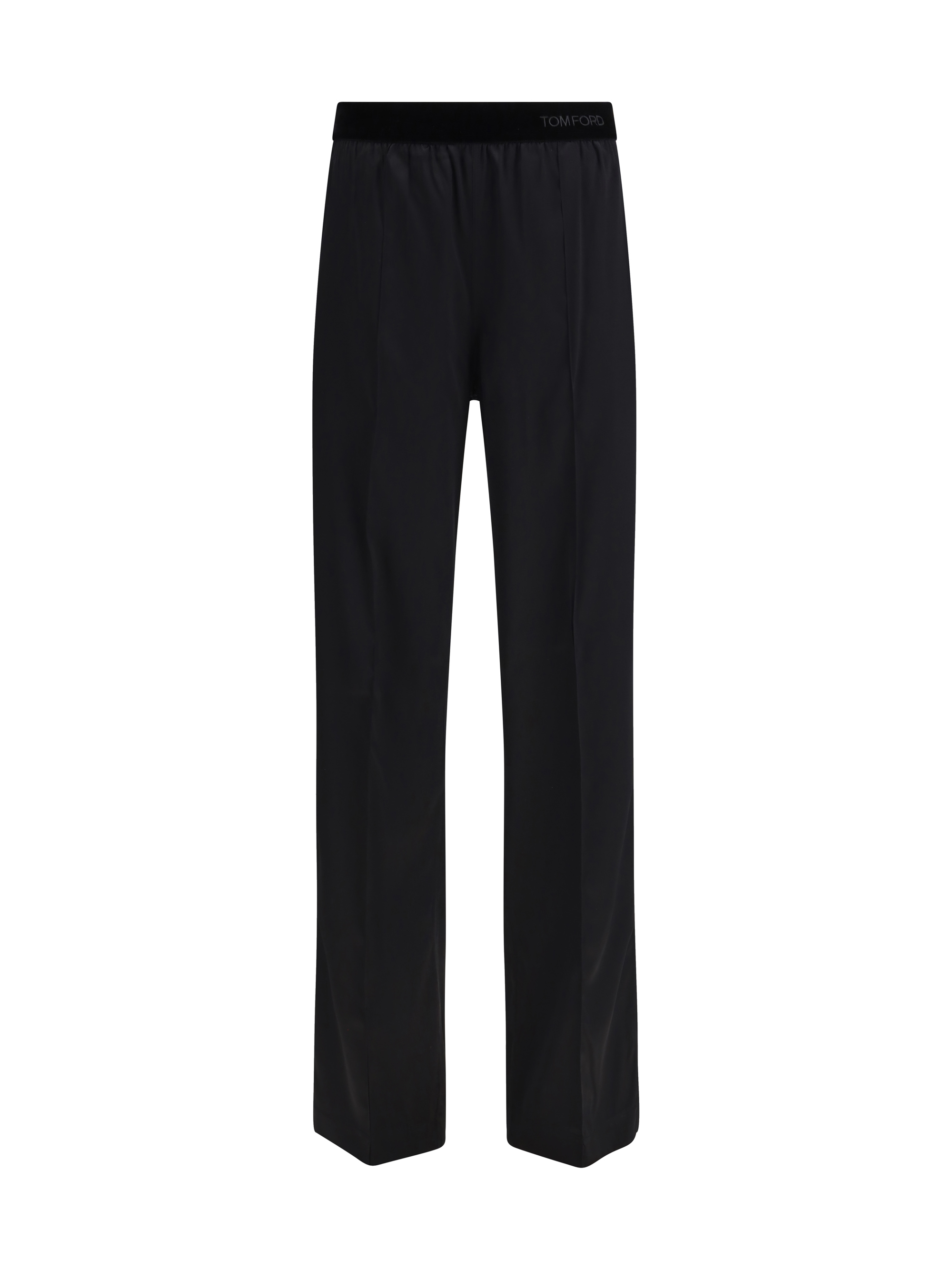 Stretch silk satin Pants