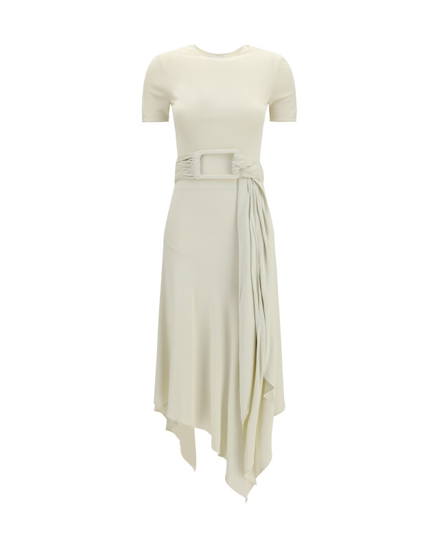 Belted jersey Dress