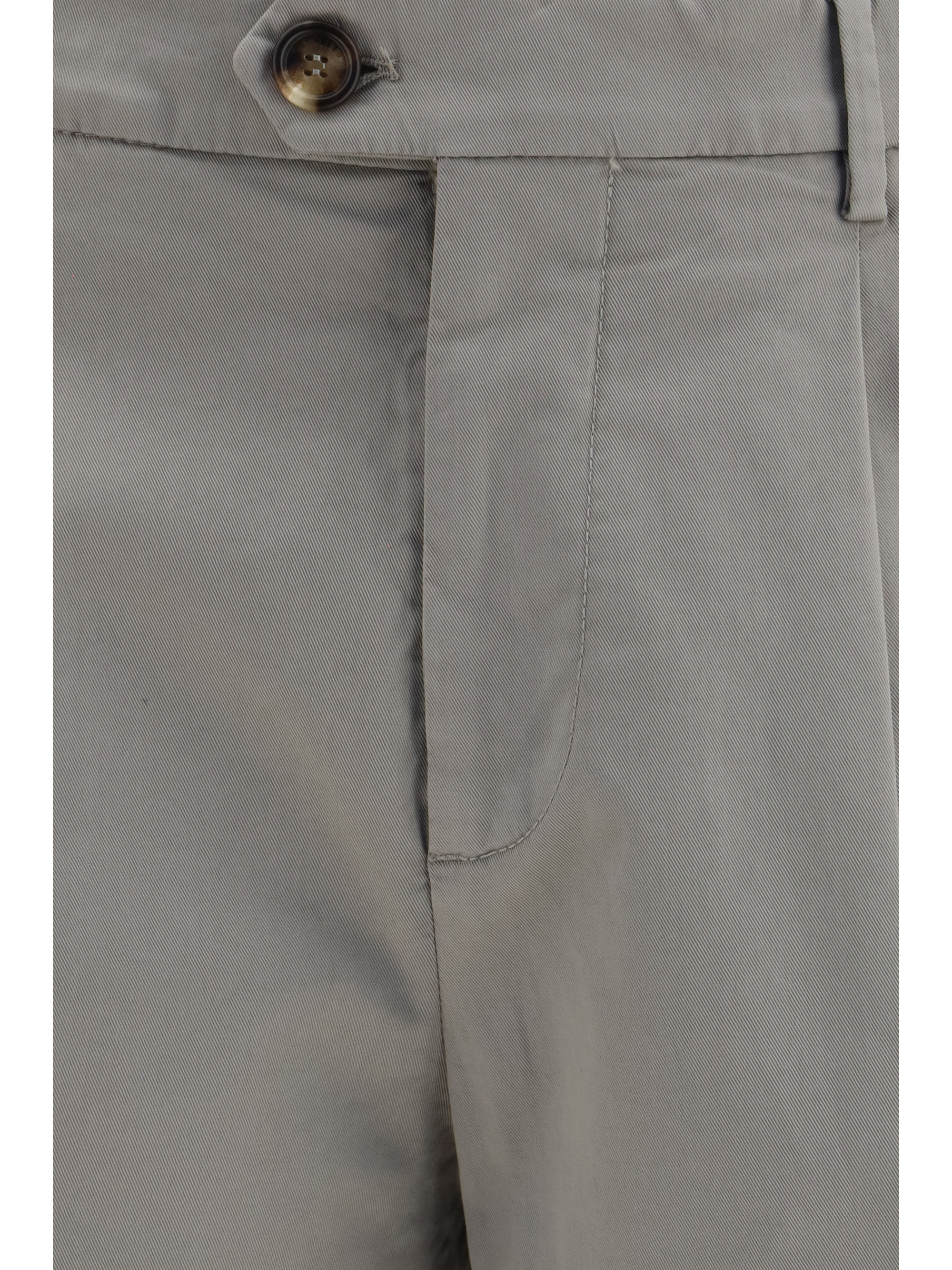 Cotton blend chino Pants