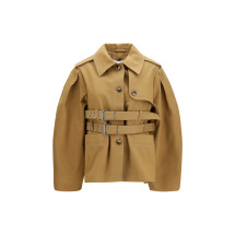 Canvas Jacket with double belt