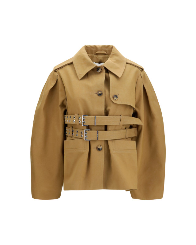 Canvas Jacket with double belt