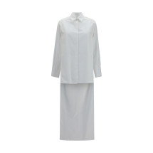 Asymmetric cotton poplin Shirt