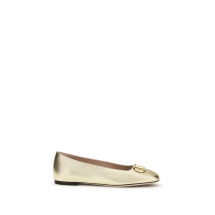 VLogo Signature laminated nappa Ballerinas