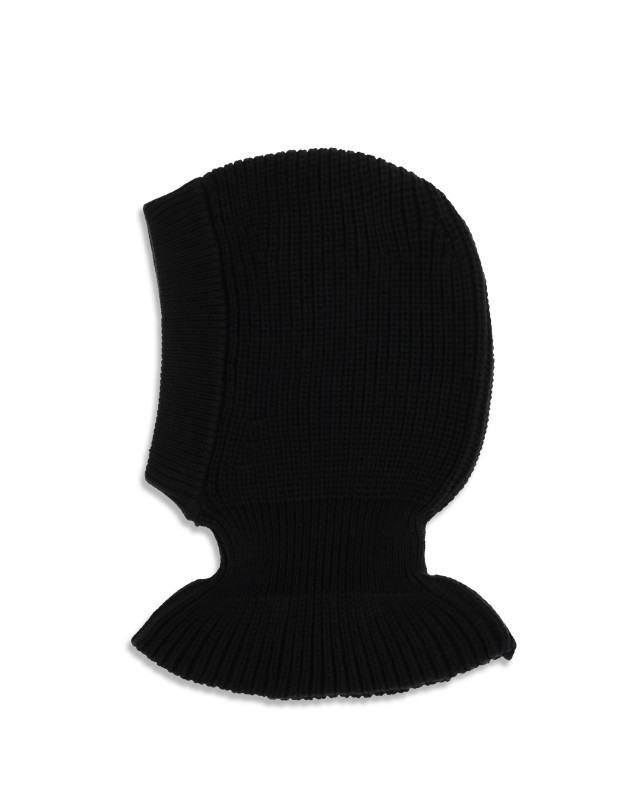 Ribbed wool Balaclava