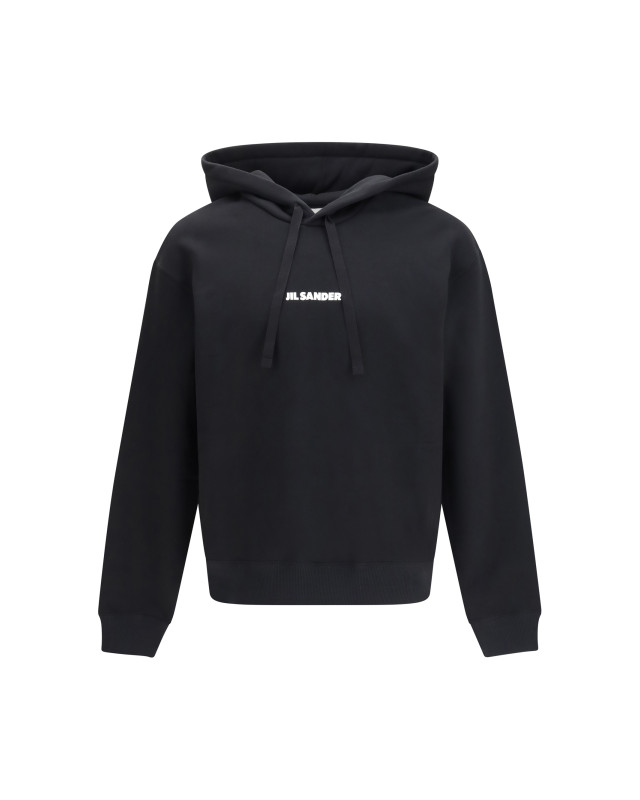 Cotton logo-detail Hoodie