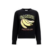 Banana-print Sweater