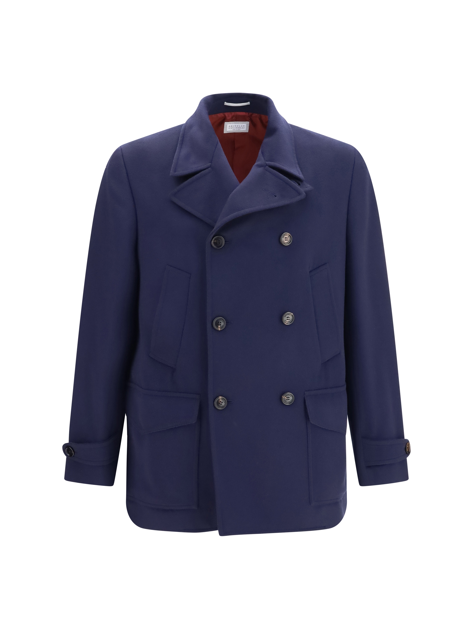 Double-breasted wool Coat