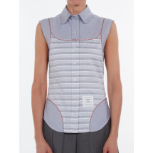[Thom Browne] Shirts Sleeveless SS26 FLL217C-F0313