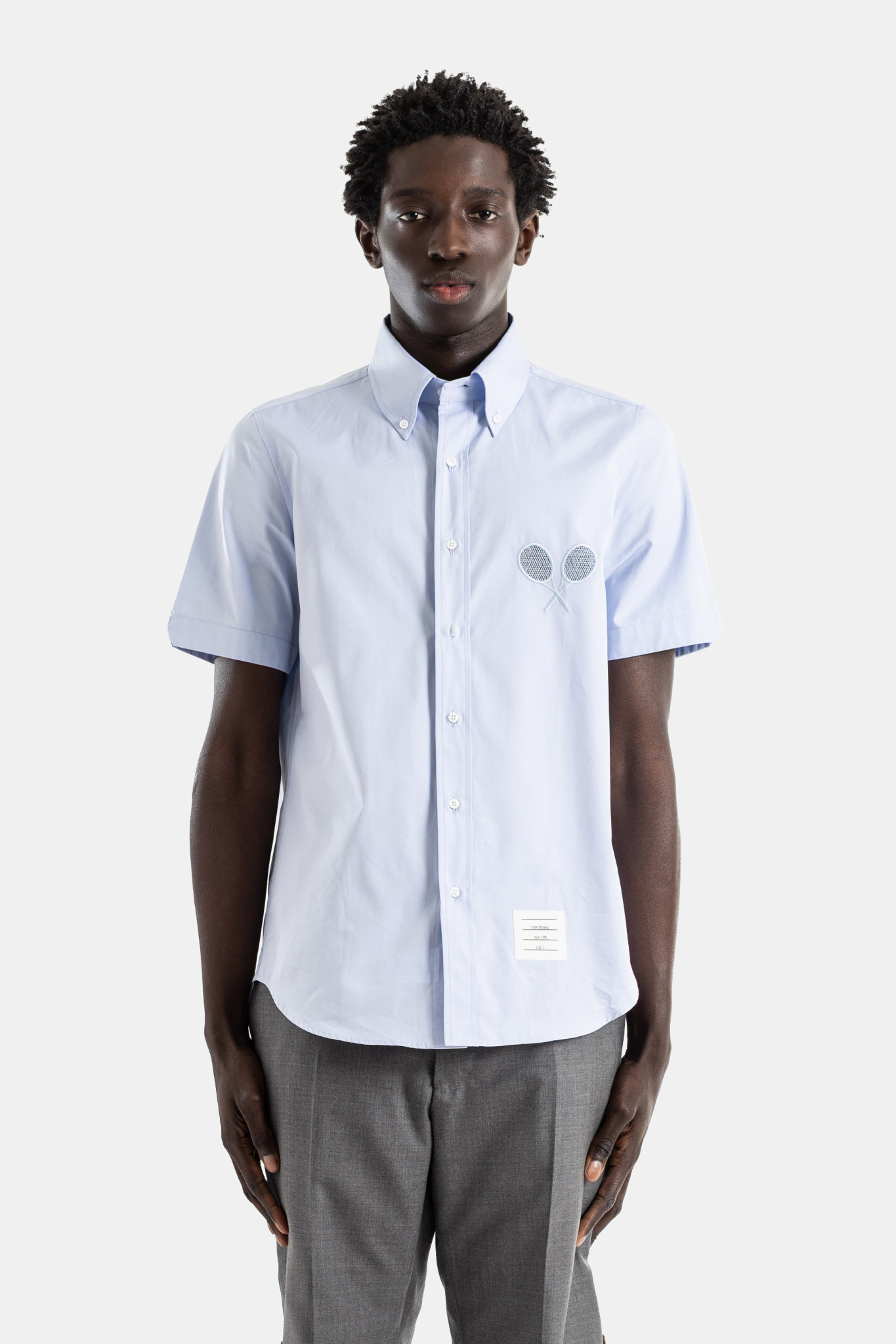 [Thom Browne] Shirts Short Sleeve SS26 MWS330E-E1490