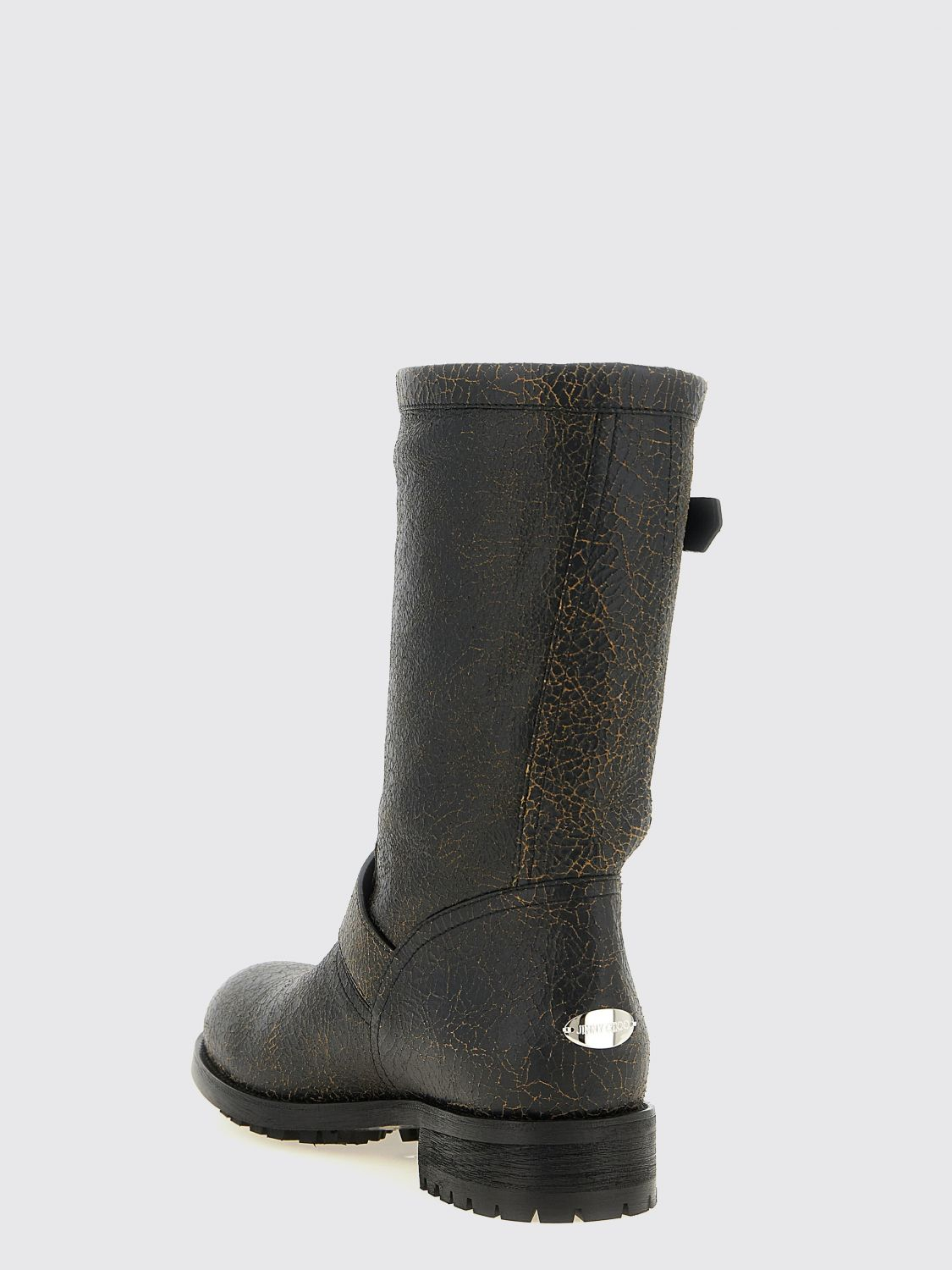 [Jimmy Choo] Boots FW26 BIKERMIDCTH BLACKTOFFEE