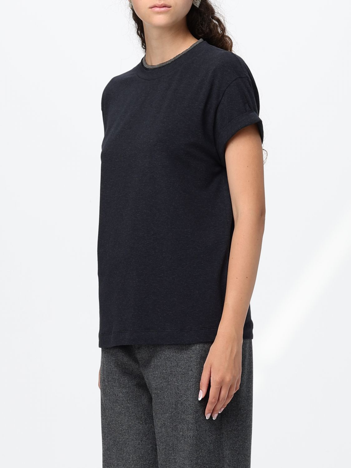[Brunello Cucinelli] T-shirts Short Sleeve FW26 M0T18BD200 C055