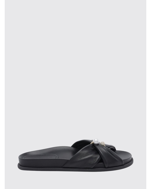 [Jimmy Choo] Sandals FW26 RAFIFLATGVR BLACK