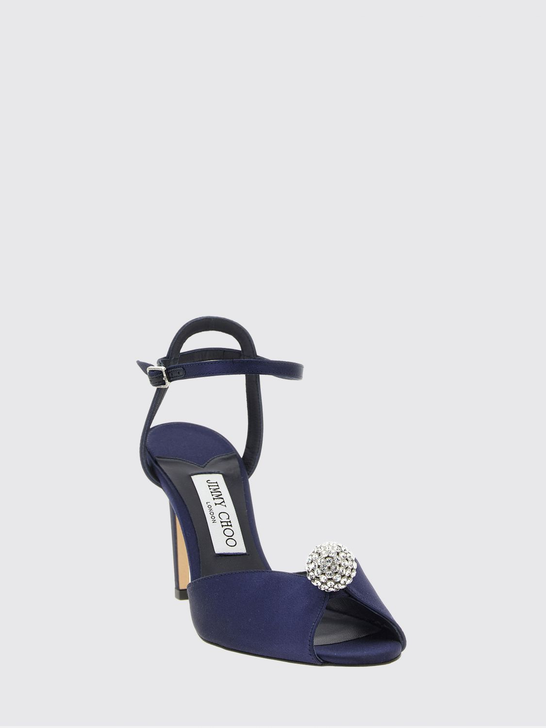 [Jimmy Choo] Sandals FW26 SACORA85WCZ MARINECRYSTAL