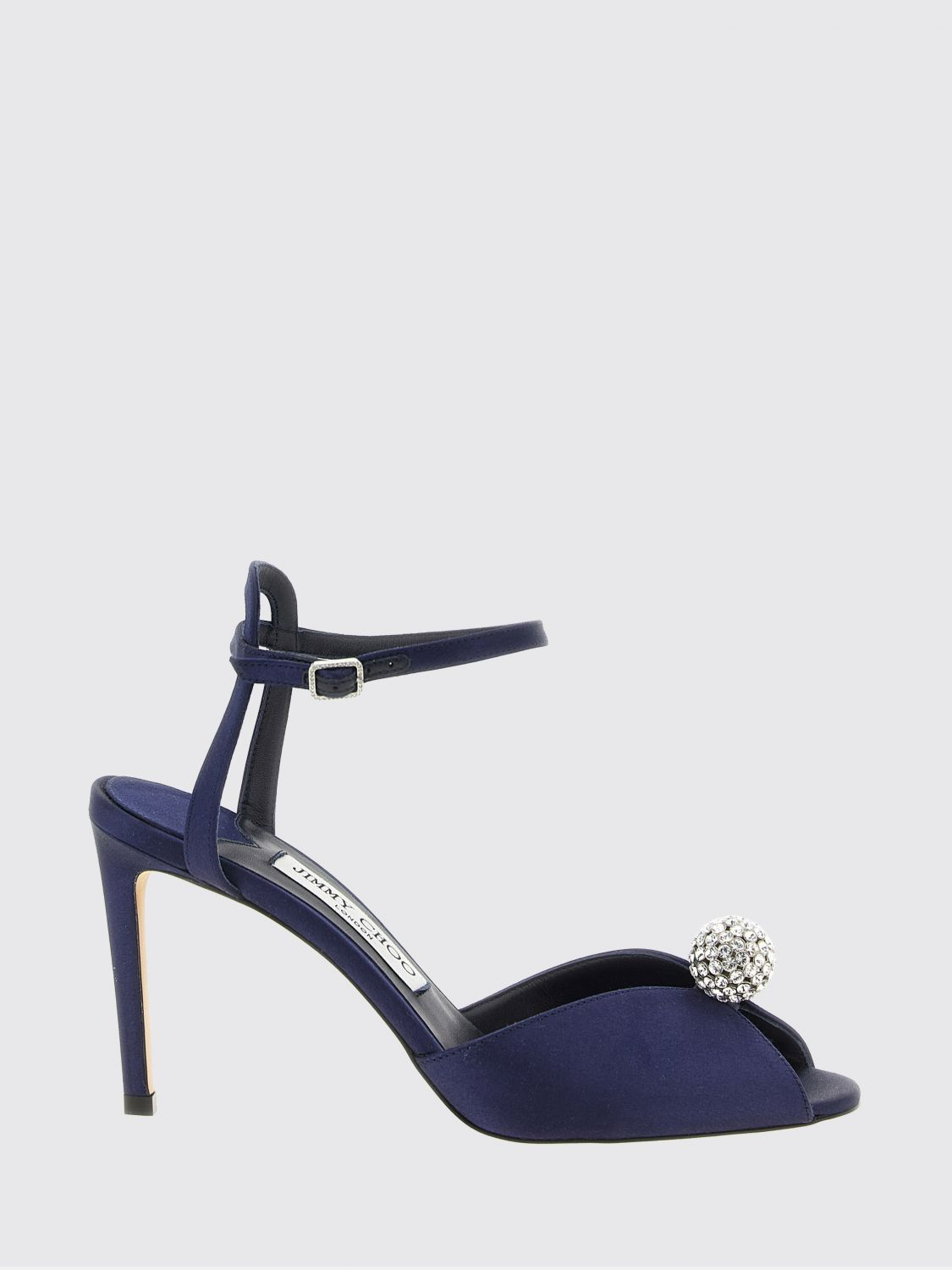 [Jimmy Choo] Sandals FW26 SACORA85WCZ MARINECRYSTAL
