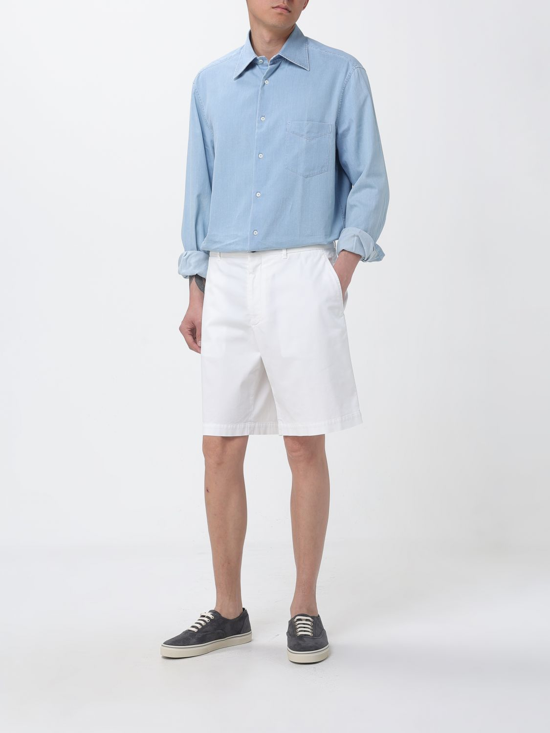 [Brunello Cucinelli] Shirts Long Sleeve SS26 MR6830621 C008