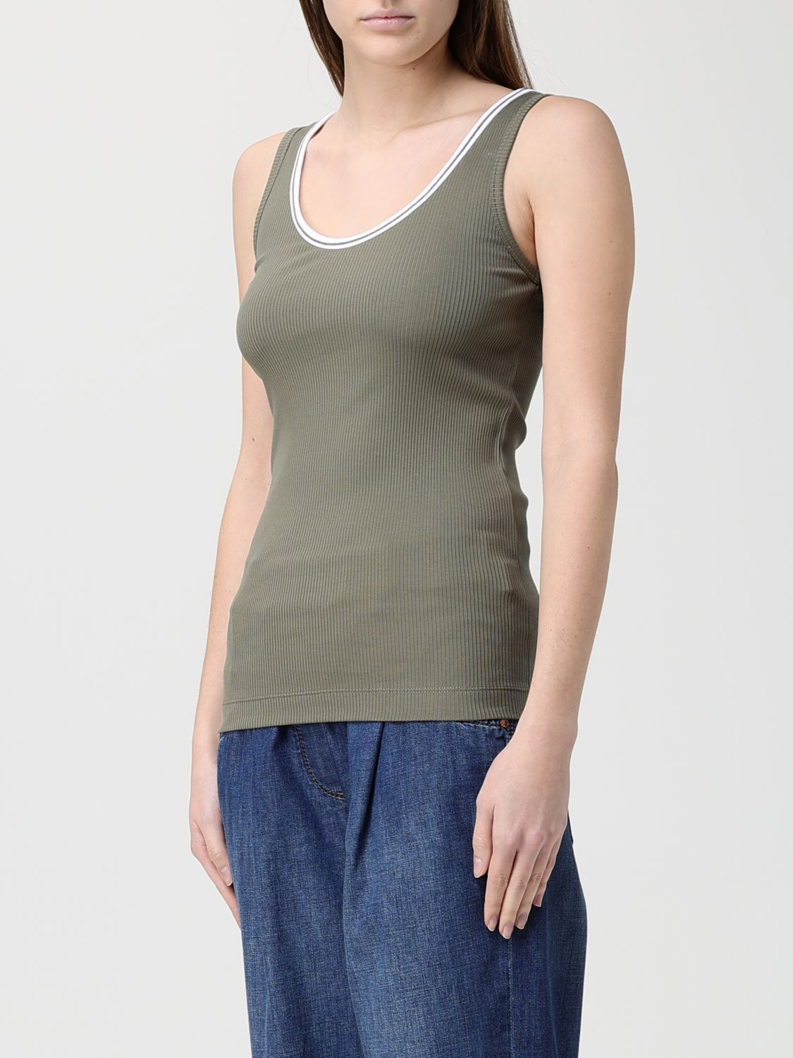 [Brunello Cucinelli] Tank top SS26 MG902DO310 CLY21
