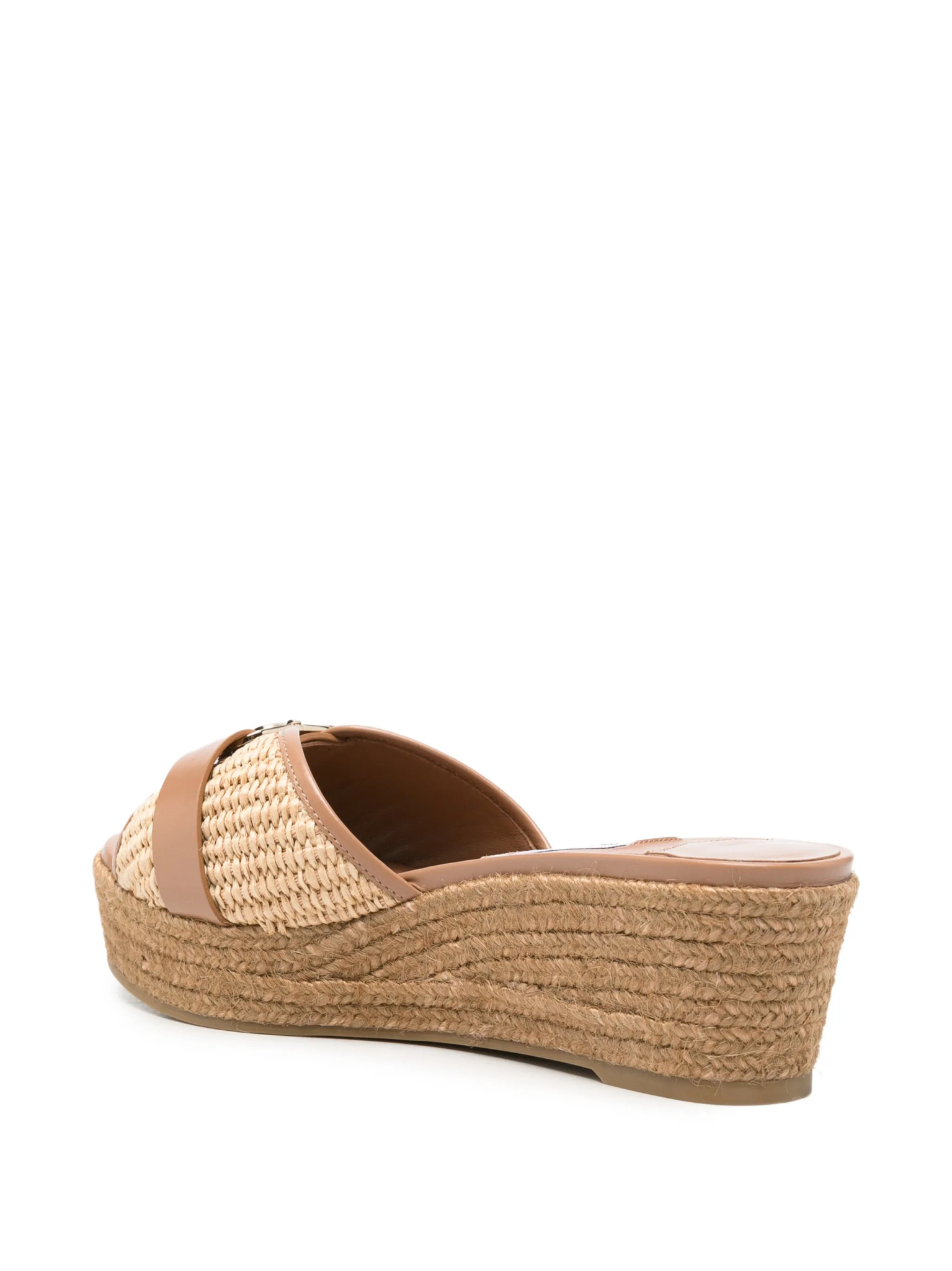 [Jimmy Choo] Sandals FW26 LEDAWEDGE50UKNNATURALTOFFEE