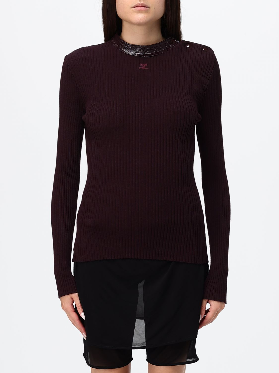 [Courreges] Knitwear FW26 326MPU285FI0001 4010