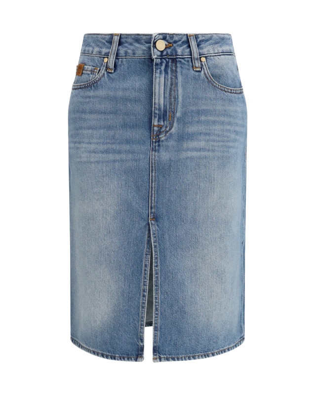 Denim midi Skirt