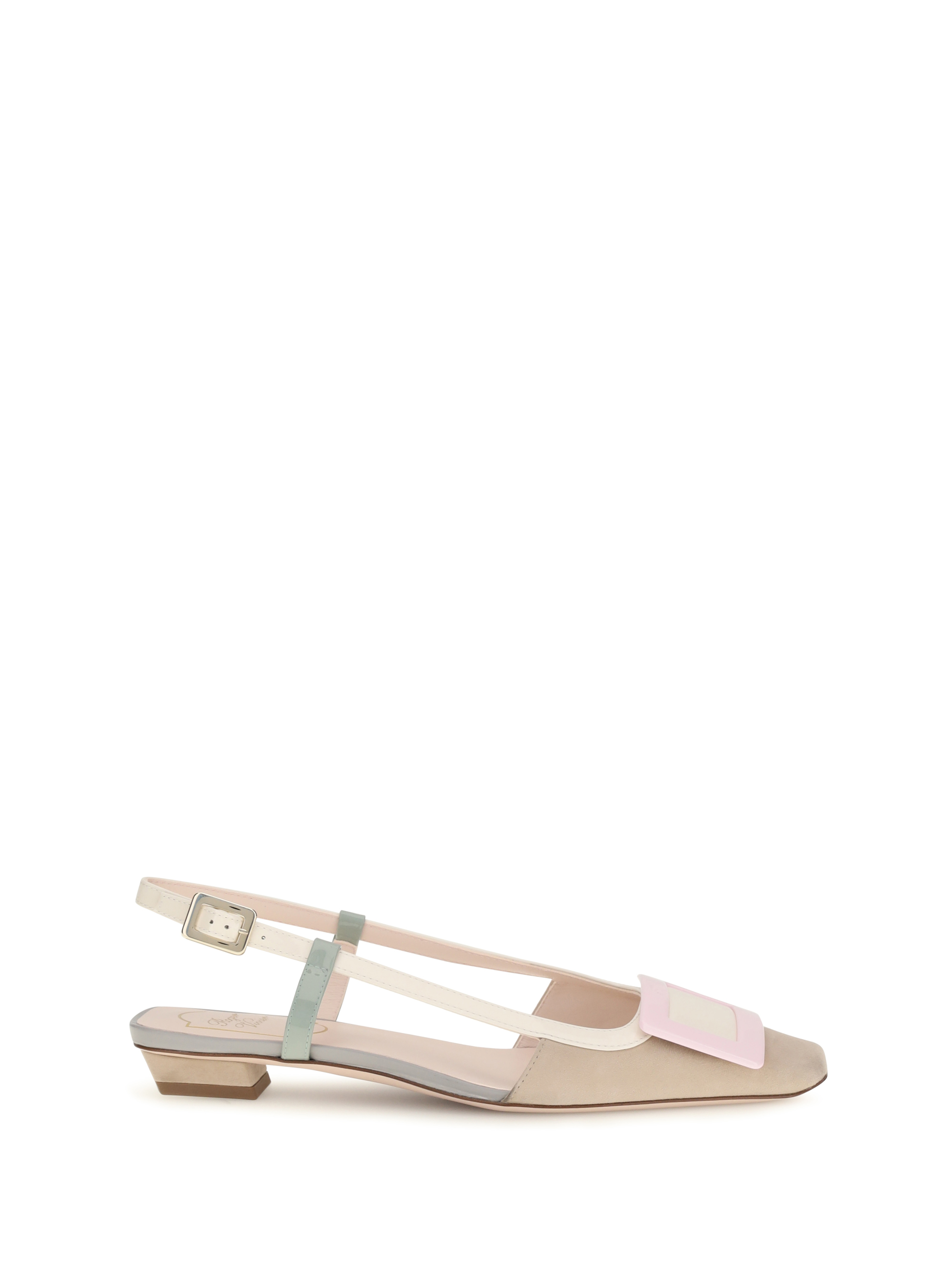 Suede Belle Vivier slingback Ballerinas