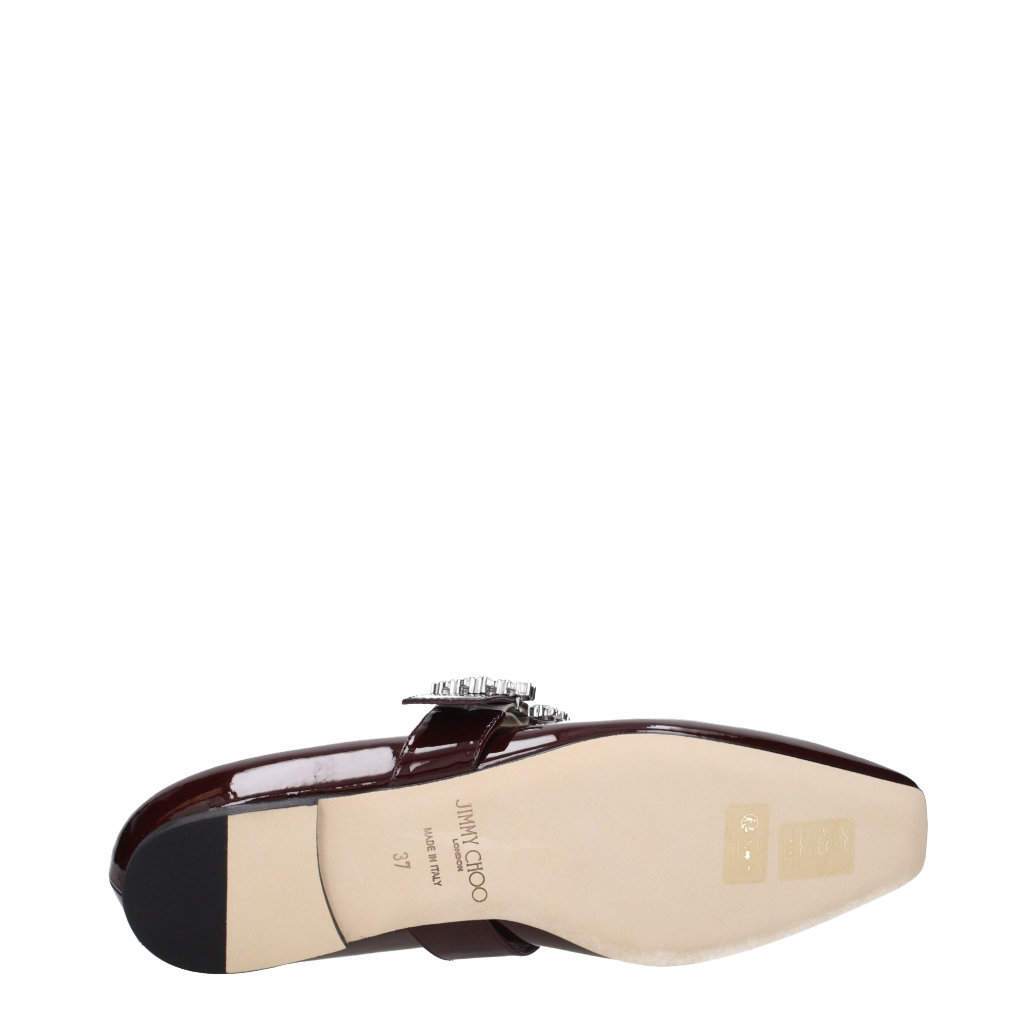 [Jimmy Choo] Flat shoes SS25 CHERIBALLERINAOPATBURGUNDY