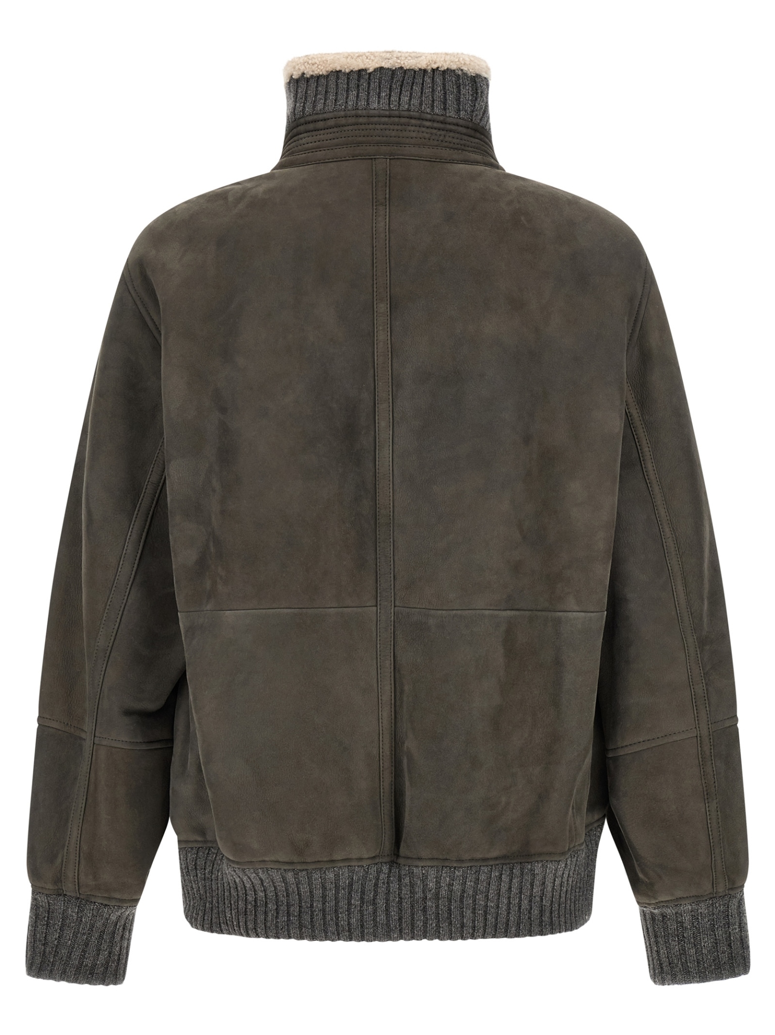 [Brunello Cucinelli] Leather Jacket FW26 MPMCU1737C9873
