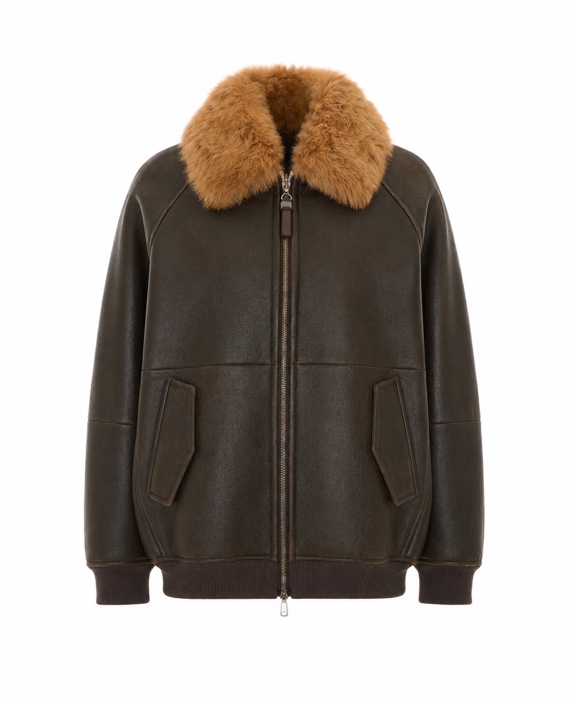 [Brunello Cucinelli] Leather Jacket FW26 MPMMA7564C9998