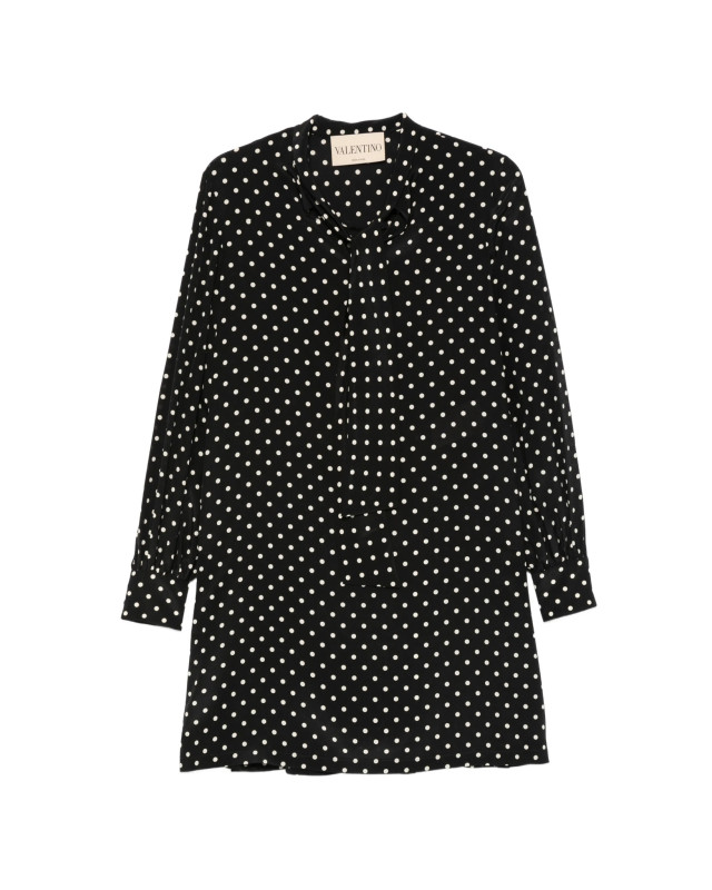 [Valentino Garavani] Long sleeve dress SS26 8B3VAJF89DWTB1