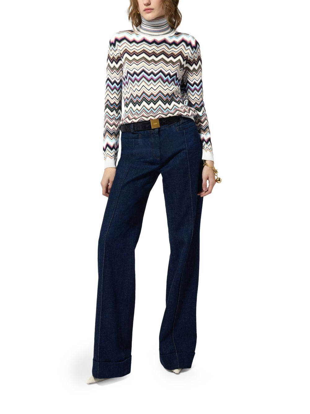 [MISSONI] Knitwear FW26 DS26WN1ABK01KOSMSPL