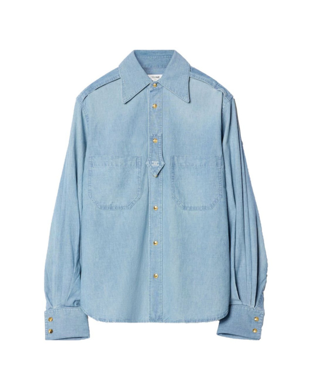 [Celine] Shirts Long Sleeve FW26 RC0E42N68GLB0