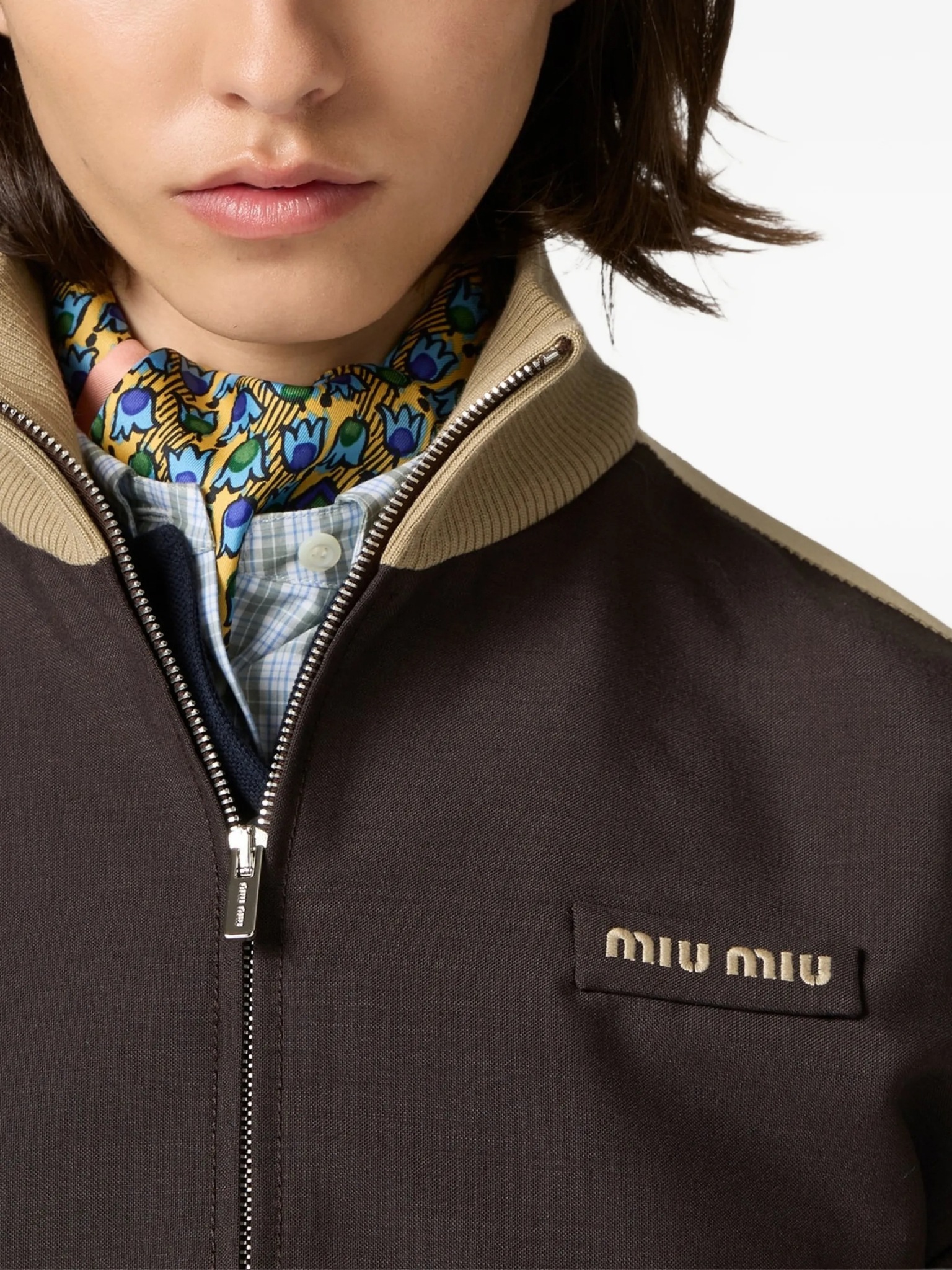 [Miu Miu] Track jacket FW26 ML1513 12I1