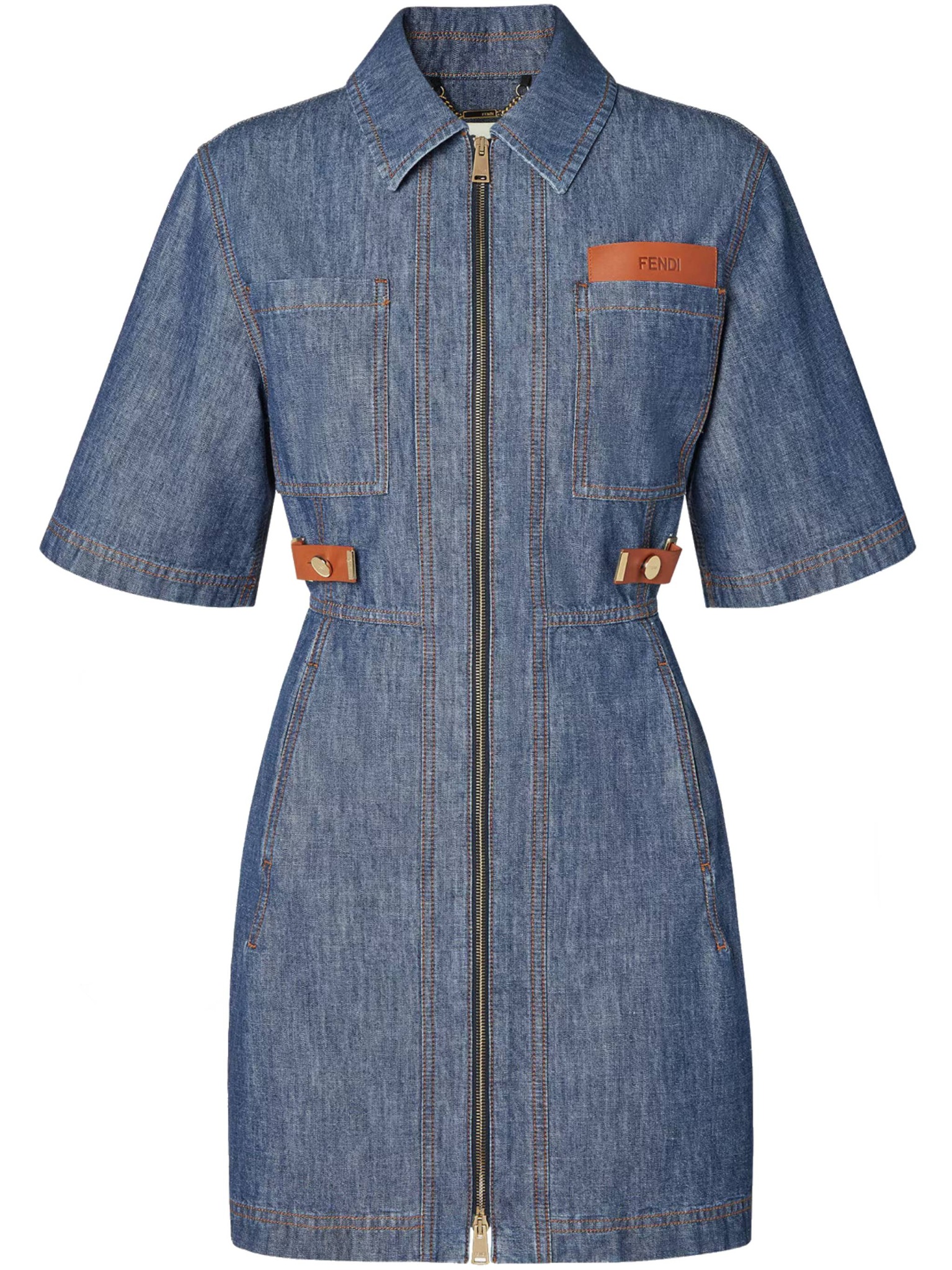 [Fendi] Short sleeve dress FW26 FLD576 AW8H